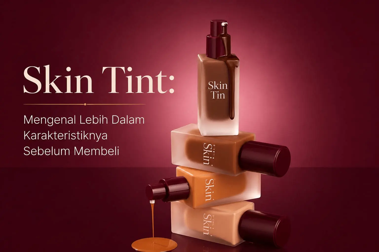 Apa itu skin tint dan siapa yang paling cocok menggunakannya? Pelajari karakteristik, kelebihan, serta perbedaannya dengan foundation sebelum membeli.